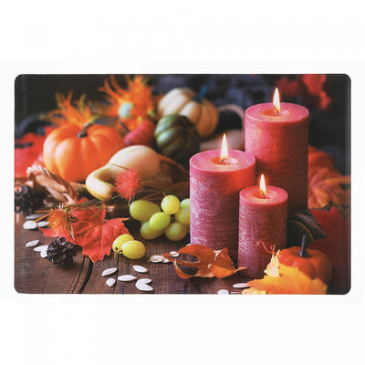Plastic Placemat Autumn Vibes - Set of 12|Napperon en plastique d’inspiration « Ambiance automnale » - ensemble de 12