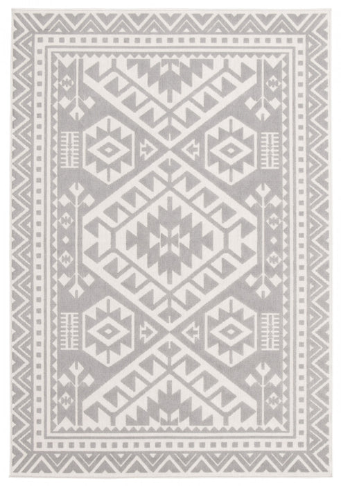 Gaia Light Grey 5'3\" x 7'7\" Area Rug