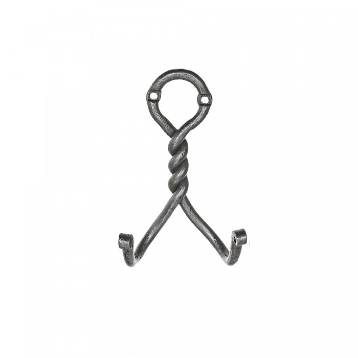 Double Twist Iron Wall Hook Antique Nickel - Set of 4 Hooks