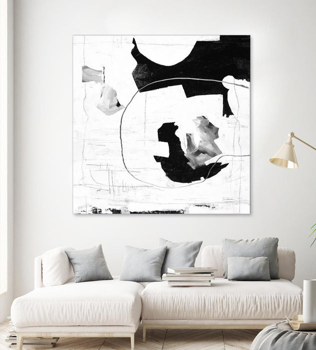 \"Traces Of Silver Iii\" Giant Art 72x72 Wall Art
