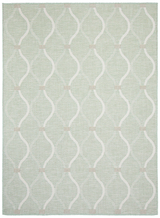 Neisha Abstract Mint Rug 5'3\" X 7'3\" Area Rug