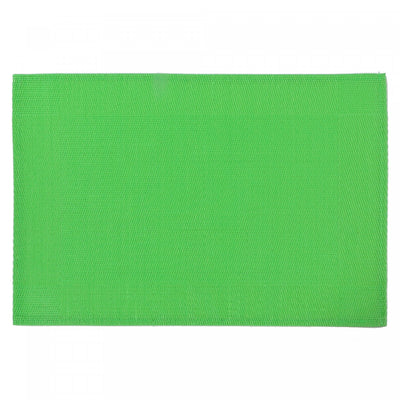 Vinyl Placemat Classic Lime Green - Set of 12|Napperon vert lime en vinyle de style classique - ensemble de 12