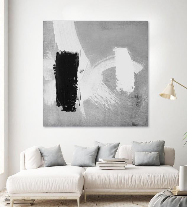 \"City Scene Ii\" Giant Art 72x72 Wall Art