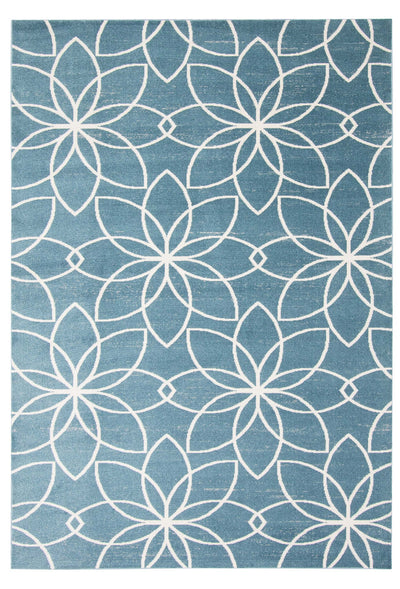 Terali Turquoise Machine Washable Area Rug - 8'0" x 10'0"