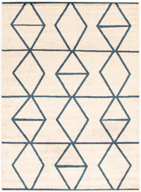 Anandi Ivory-Blue Area Rug - 5'3
