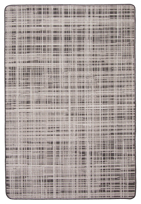 Panthea Black Area Rug - 4'4\" X 6'5\" 