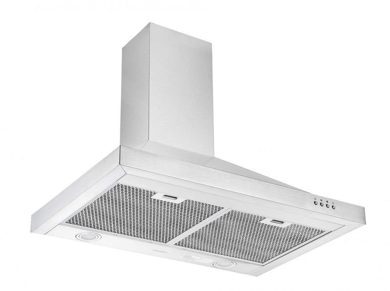 Ancona WRRV430 30\" Rear-Vented Wall Mount Pyramid Range Hood - AN-1595