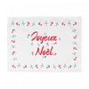 Holly Berries Border Placemat Joyeux Noel - Set of 12