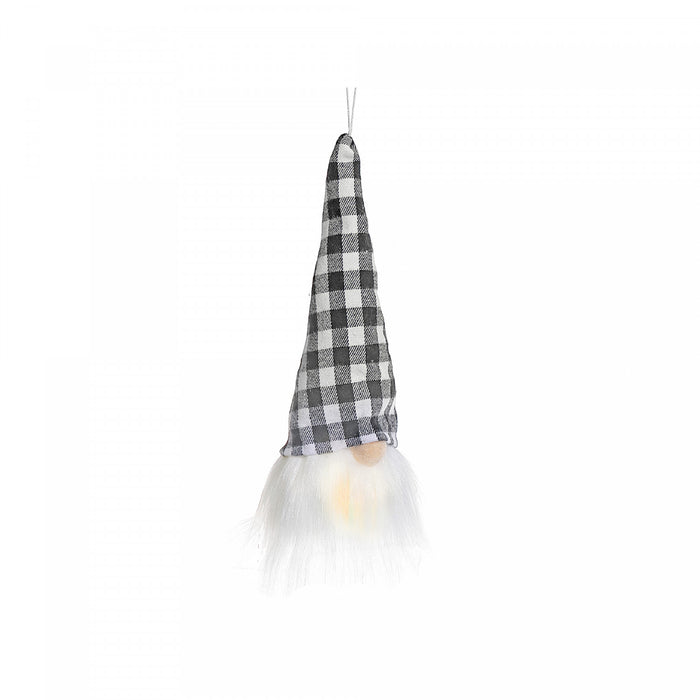 LED White Buffalo Gnome Sitter Figure