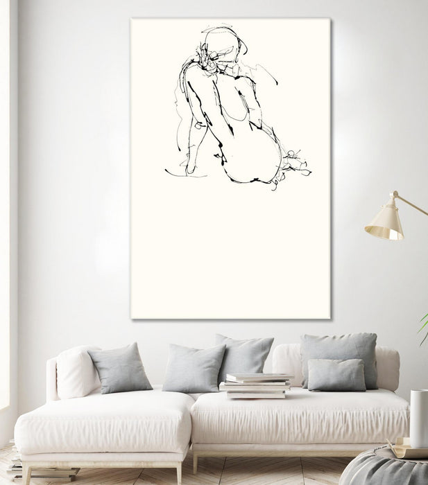 \"Contour Figure 4\" Giant Art 72x48 Wall Art