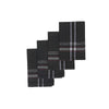 French Border Napkin Set of 4 Black