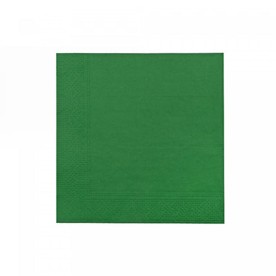 20 Pack Luncheon 3 Ply Napkin Green - Set of 6|Paquet de 20 grandes serviettes de table vertes à 3 épaisseurs - ensemble de 6 paquets