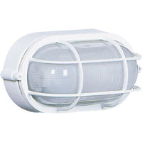 Marine 1-Light White Outdoor Wall Light II 