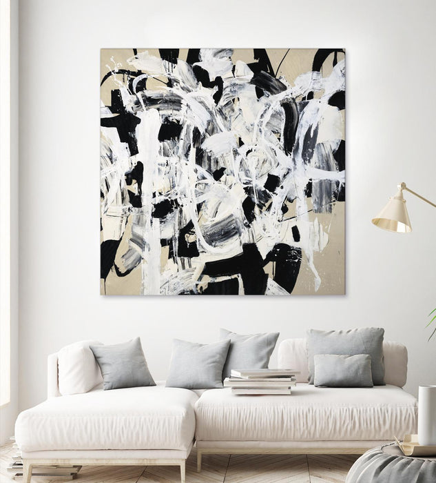\"Talking Out Of Both Sides\" Giant Art 72x72 Wall Art