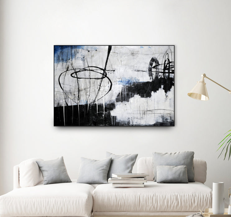 \"About That Twirl\" Canvas Framed Black 36x24 Wall Art