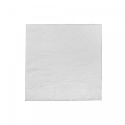 20 Pack Luncheon 3 Ply Napkin White - Set of 6|Paquet de 20 grandes serviettes de table blanches à 3 épaisseurs - ensemble de 6 paquets