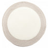 Vinyl Round Placemat with White Border - Set of 12