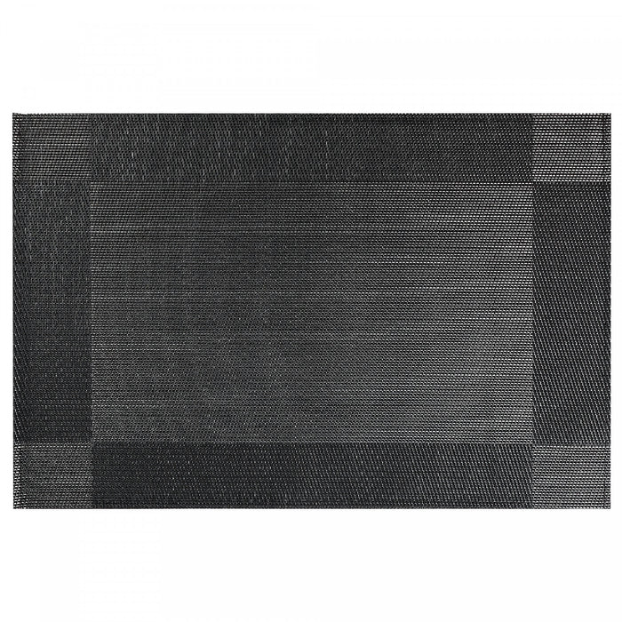 Vinyl Placemat Classic Charcoal - Set of 12