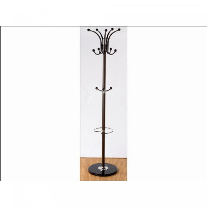Head Coat Hanger Brown with Marble Base Coat Racks