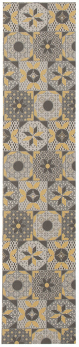 Bellezza Grey 2'2\" x 12'0\" Area Rug