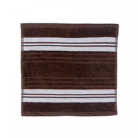 Deluxe Wash Cloth 12 x 12 Chocolate - Set of 6 Towels