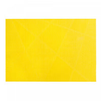 Vinyl Placemat Electrify Yellow - Set of 12