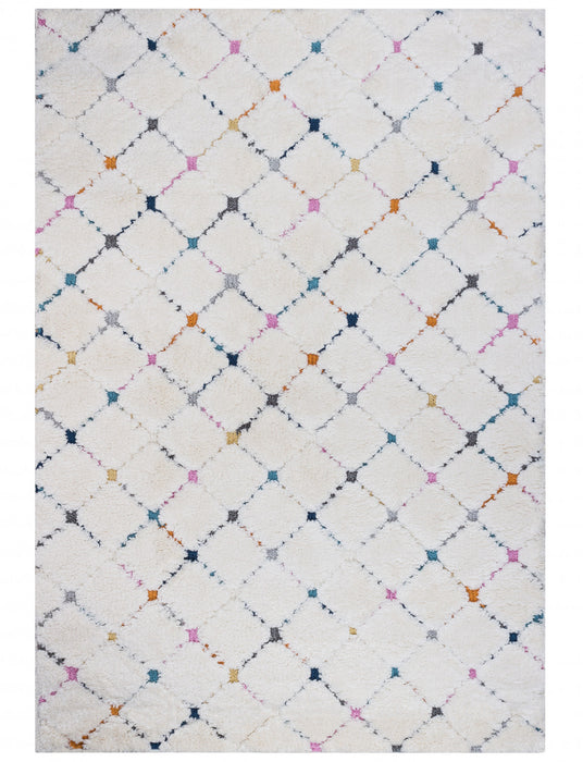 Lola Lattice 3x5 Area Rug