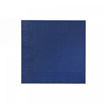20 Pack Luncheon 3 Ply Napkin Blue - Set of 6|Paquet de 20 grandes serviettes de table bleues à 3 épaisseurs - ensemble de 6 paquets