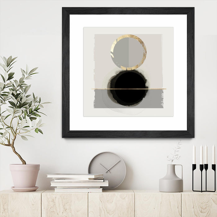 \"Dream Life Inspired I\" Matted and Framed Black 30x30 Wall Art