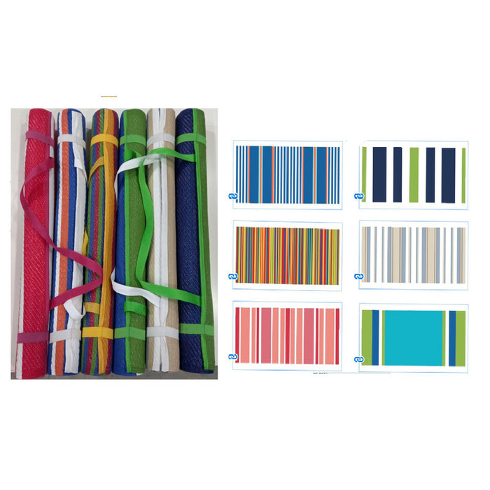 Polyweave Beach Mat 2.5' x 6' - Set of 6