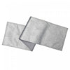 Lurex Table Runner 72\" Silver Reindeer
