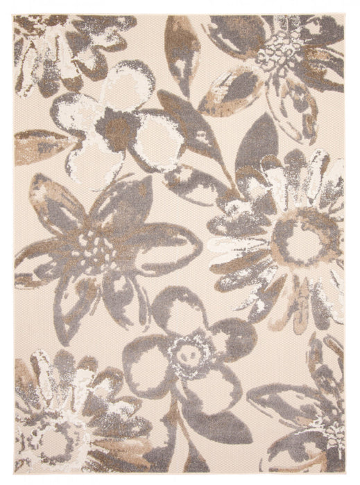 Angie Ivory Area Rug - 3'11\" X 5'7\" 