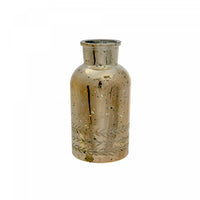 Speckled Gold Triple Vine Wreath Bottle Vase - Set of 3