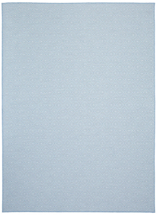 Neisha Diamond Light Blue Rug 6'7\" X 9'6\" Area Rug