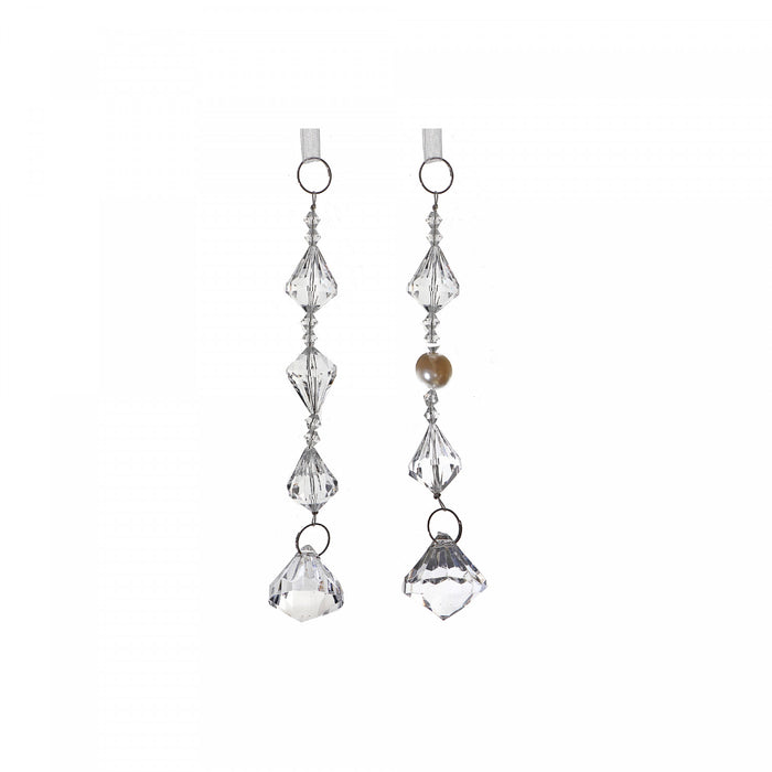 Acrylic Hanging Droplet Ornament - Set of 12 Christmas Ornaments