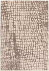 Sadie Safari Silver-Black Area Rug - 3'11\" x 5'7\"