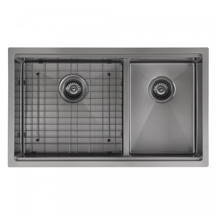 Ancona 32\" 60/40 Undermount Kitchen Sink - AN-3359