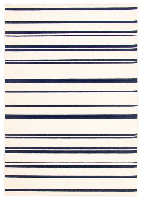 Talya Blue-Ivory 3'11\" x 5'7\" Area Rug