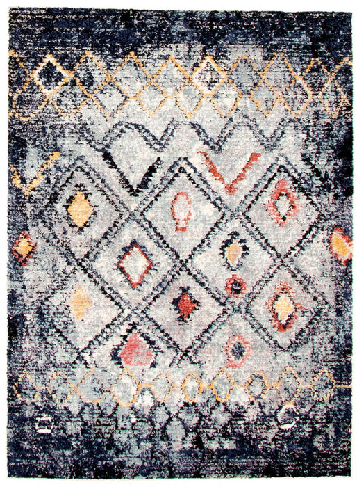 Makondo Classic Blue Area Rug - 6'7\" x 9'6\"