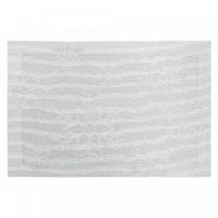 Vinyl Placemat Snowflakes Silver - Set of 12