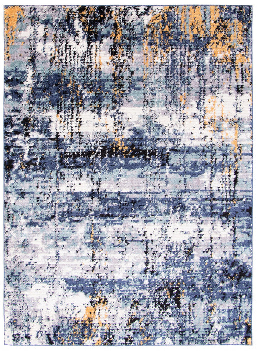 Paloma Marble Blue Area Rug - 6'7\" x 9'6\"