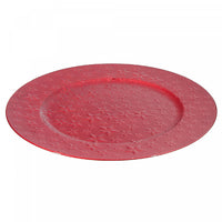 Charger Plate Stars Red 13