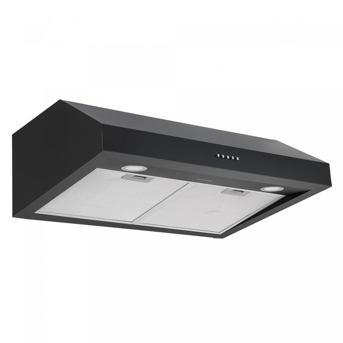 Ancona 30\" Ducted Under Cabinet Range Hood - AN-18041BLK