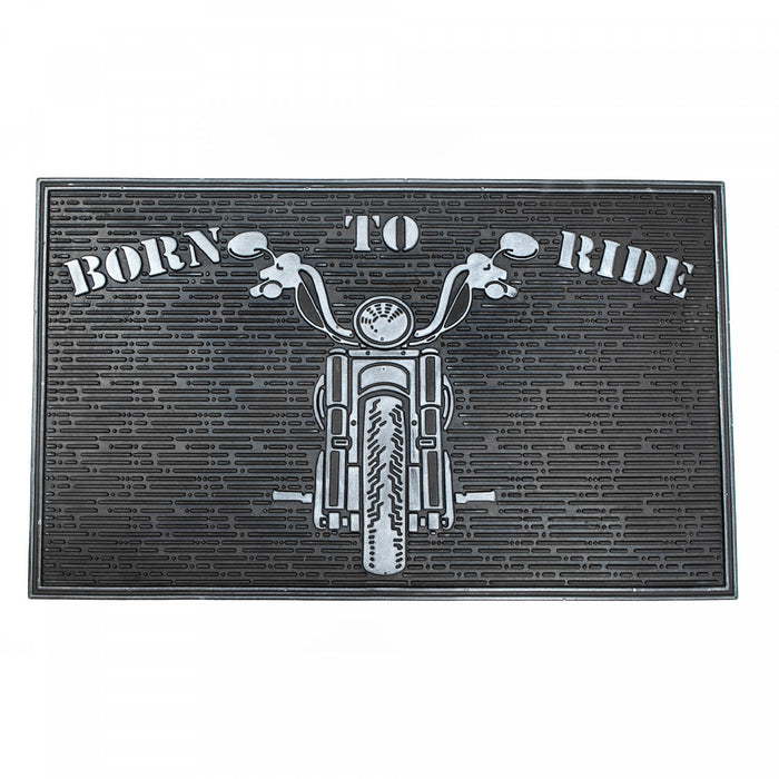 Rubber Born to Ride Floormat