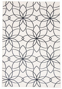 Terali Ivory Machine Washable Area Rug - 3'0