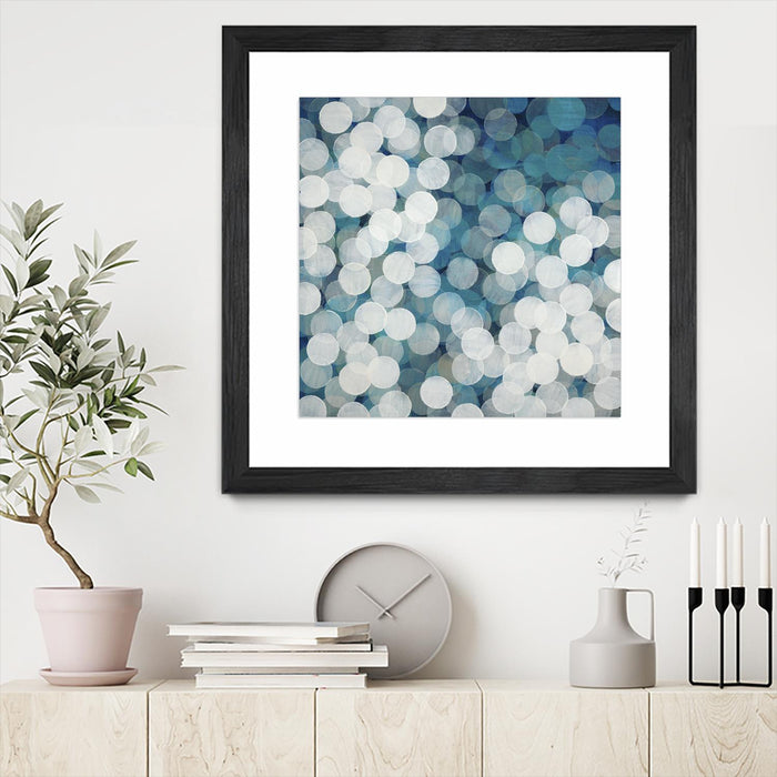 \"Head In The Clouds\" Matted and Framed Black 30x30 Wall Art