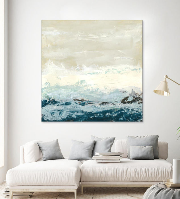 \"Coastal Currents I\" Giant Art 54x54 Wall Art