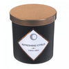 7oz Matte Black Scented Candle with Lid Refreshing Citrus - Set of 2