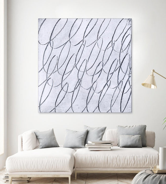 \"Contemplating Style\" Giant Art 54x54 Wall Art