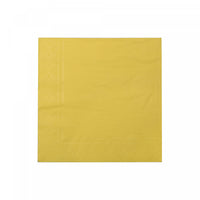 20 Pack Luncheon 3 Ply Napkin Yellow - Set of 6